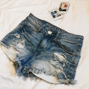 American Eagle Hi-Rise Festival Shorts - Size 0